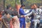 India, GOA, January 28, 2018. Young male Hindus in gold jewelry, bracelets and rings. Gold and wealth in India