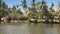 India. Houseboat on Kerala backwaters