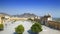 India. Jaipur. Amber fort city landscape in sunny day