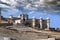 India. Jaipur. Amber fort city landscape in sunny day