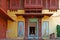 India; Jaisalmer; detail of a palace