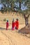 India, Jaisalmer: Women in the desert