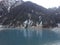 India jammu Kashmir Deep blue frozen water river