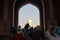 India. Many people are visiting and talking a picture of The Taj Mahal in Agra, India