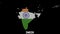 India Map Showing Up Intro By Regions 4k animated India map intro background with countries appearing and fading one by