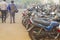 India motorcycle parking asia Delhi