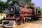 India: old steam train