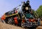 India: old steam train