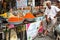 India Rajasthan Jodhpur. Selling spices at Sardar Market Girdikot