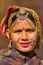 India, Rajasthan, Thar desert: Colourful woman