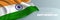 India republic day vector banner, greeting card. Indian wavy flag in 26th of January national patriotic holiday