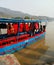 India rishikesh boating mountains ganges water temples view shore