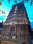 India,  south Indian Shiva temple old Architectur, vellore