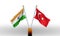 India and Turkey flags