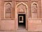 India - Uttar Pradesh - Agra - Agra Fort - Doors and Arches in Red Sandstone