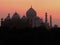 India - Uttar Pradesh - Agra - Taj Mahal - A Dramatic Sunset