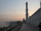 India - Uttar Pradesh - Agra - Taj Mahal - Minaret at Sunset