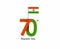 Indian 70th Republic day concept with text 26 January