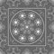 Indian, Arabic, Turkish oriental mandala seamless pattern decorative element.