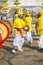 Indian artists playing traditional drums