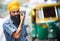 Indian auto rickshaw tut-tuk sikh driver man