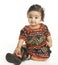 Indian Baby Girl in Traditional Attire