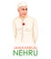 Indian background with Nation Hero and Freedom Fighter Jawaharlal Nehru Pride of India