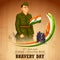 Indian background with Nation Hero and Freedom Fighter Subhash Chandra Bose Pride of India for 23rd January