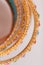 Indian bangles isolated closeup
