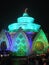 Indian bengali  traditional decoration puja pandal