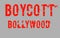 Indian Bollywood Movies Boycott Text Letter Background HD Photos Treading News Breaking News Text On Illustration Photos