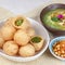 Indian breakfast Panipuri or Golgappa