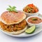 Indian breakfast Pav bhaji