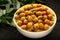 Indian chickpea curry.Indian cuisine.