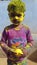 Indian children,colorful festival photo