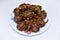 Indian chinese, Gobi Manchurian dry - street food of India made of cauliflower and other vegetables