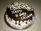 Indian Chocolate Cake with floral design