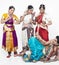 Indian classical dancers having