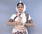 Indian classical female dancer