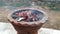 Indian clay pottery chafing dish heater - HD (4k)