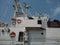 Indian Coast Guard's modern patrol vessel ICGS C422, Vizhinjam Harbor, Thiruvananthapuram, Kerala