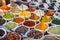 Indian colorful spices