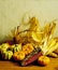 Indian Corn & Gourds