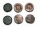 Indian Counter Marked  Copper Coins of Bhopal Princely State