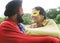 Indian Couple Superheroes Love Concept