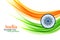 Indian creative flag design for republic day