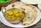 Indian Cuisine Mattar Paneer is a Vegetarian North Indian Dish