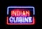 Indian cuisine neon sign