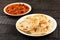 Indian cuisine - paratha meat curry