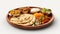 Indian Culinary Extravaganza - Vibrant Thali Platter